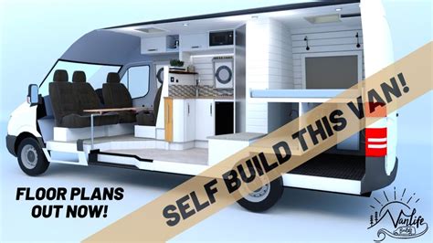 Sprinter Camper Van Blue Prints | Family Layout | SELF BUILD THIS VAN ...