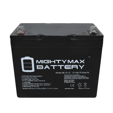 12V 75AH Replacement Battery For Permobil M300 PS JR Power Wheelchair ...