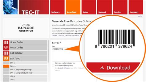 Free online barcode generator - guidegetmy