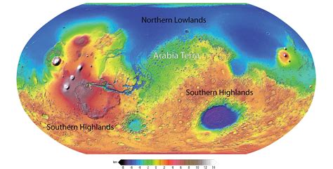 Topographic map of Mars | The Planetary Society