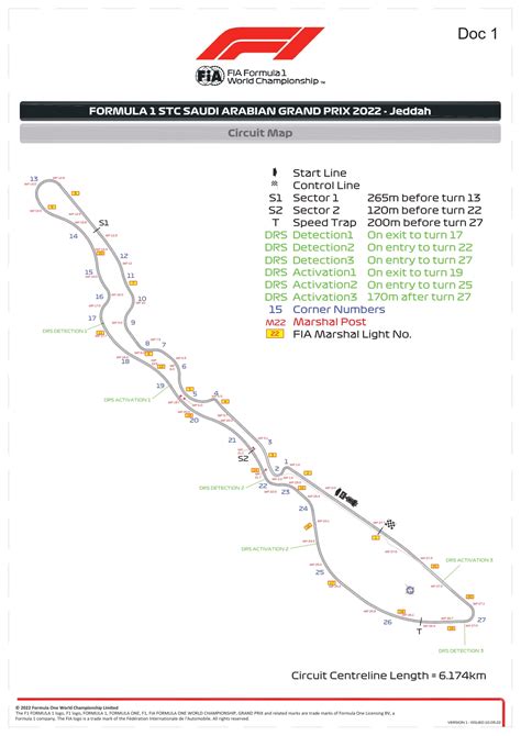 [FIA] 2022 SAUDI ARABIAN GRAND PRIX Circuit Map : r/formula1