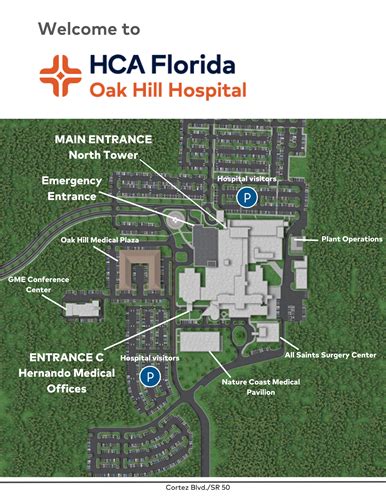 Oak Hill Hospital Map - Brook Collete