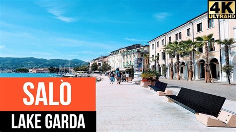 Salò - Italy, Lake Garda - walking tour | 4K - YouTube