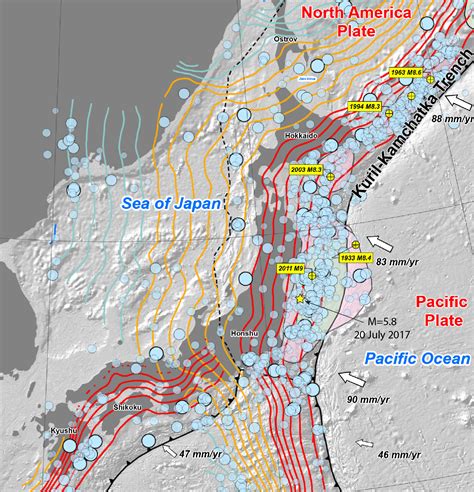 Geo3d earthquake map - earlysilope