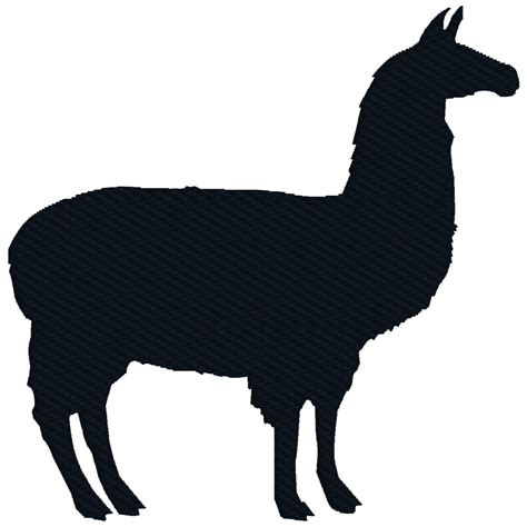 Llama Silhouette - ClipArt Best