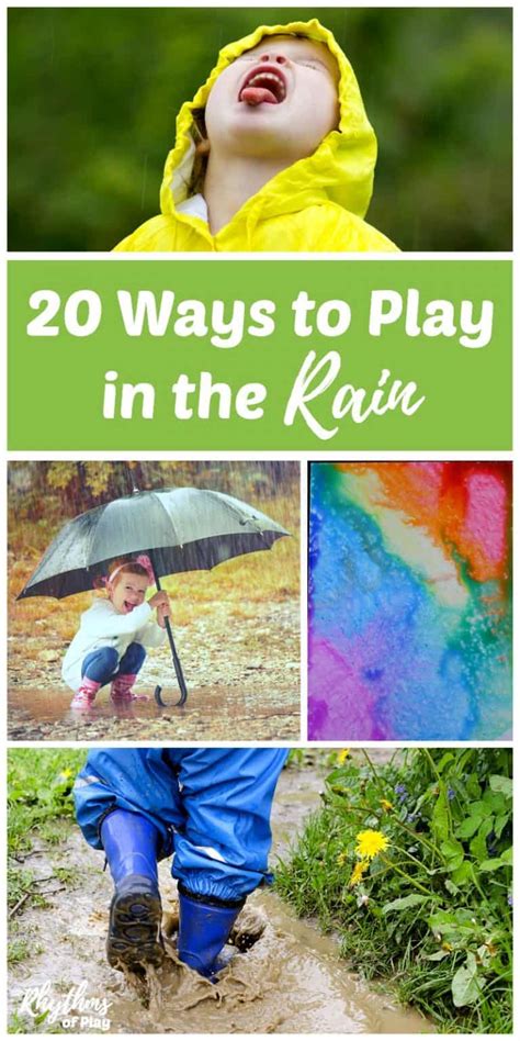 Rainy Day Activities: 123 Fun Things to do When it Rains