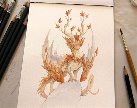 watercolor dragon 4 by sandara on DeviantArt