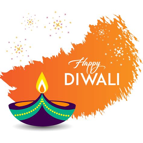 Happy Diwali card design with lightning 1410065 Vector Art at Vecteezy