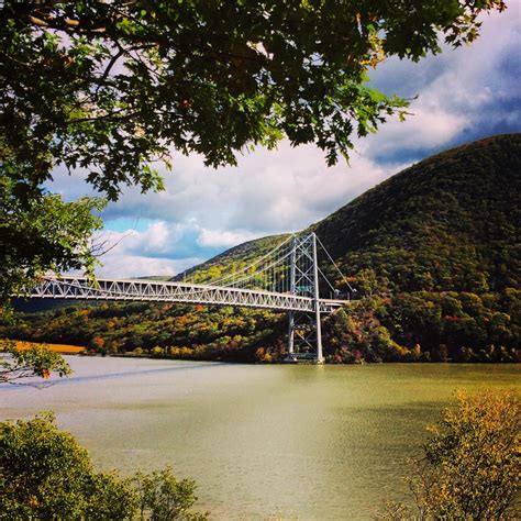 Bear Mountain Bridge Seen From Bear Mountain State Park - The Hudson Valley