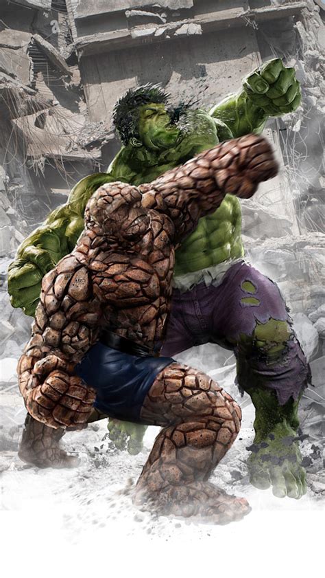 The Hulk vs Thing