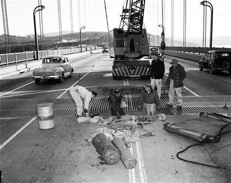 When the Golden Gate Bridge was closed by a violent storm