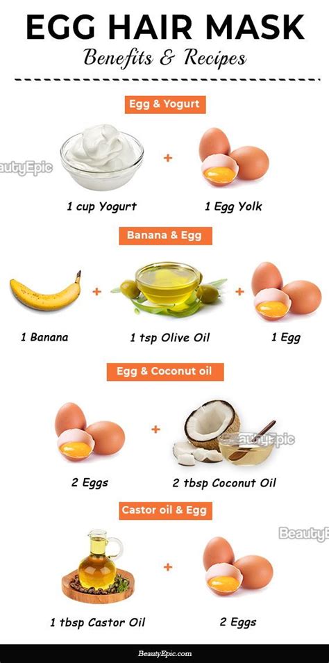 Egg Yolk for Hair Mask: Benefits and How To Use It in 2023 | Egg hair ...