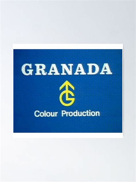 "Granada TV Logo" Poster for Sale by jbm67 | Redbubble