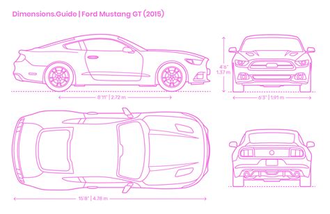 Ford Mustang GT (2015) Dimensions & Drawings | Dimensions.Guide