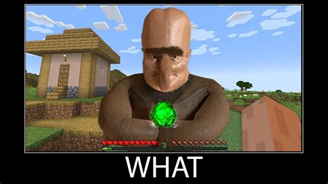 Minecraft wait what meme part 115 realistic minecraft Villager - YouTube