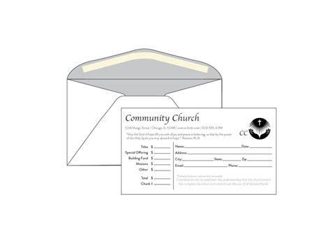 Custom Church Envelopes | Custom Church Tithing Envelopes