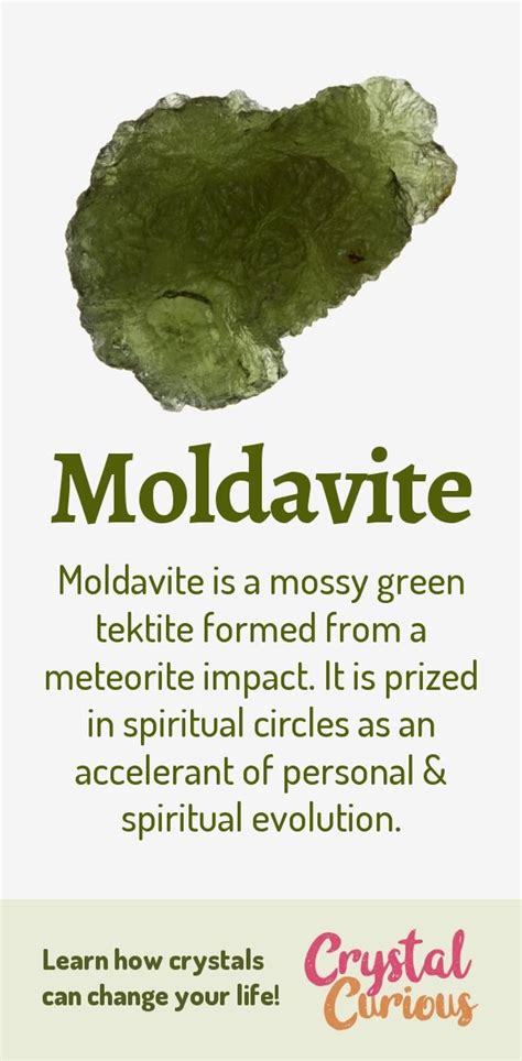 Moldavite Meaning & Healing Properties. Moldavite is a mossy green ...