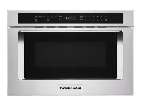 Buy KitchenAid KMBD104GSS - Microwave oven - built-in - built under - 1 ...