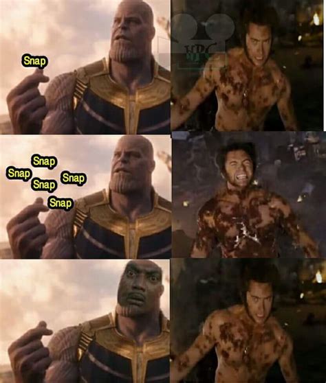 Can't Snap it Out - Wolverine Funny Memes