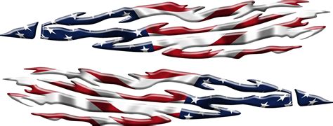 American Flag Flames Boat Vinyl Decals | Xtreme Digital GraphiX