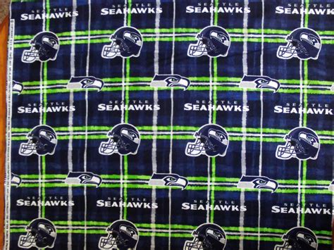 New NFL Officially Licensed Seattle Seahawks Flannel Fabric by | Etsy