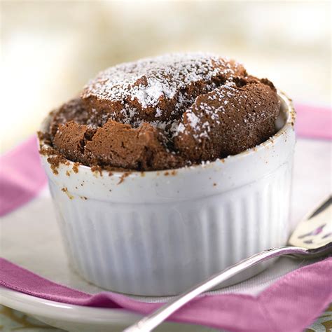 Individual Chocolate Souffle Cakes Recipe | EatingWell