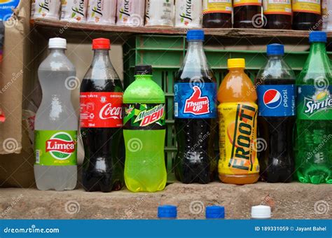 Pepsi, Coca Cola, Sprite And Fanta Soda Drinks Editorial Image ...