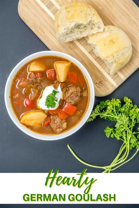 German Goulash Soup (Gulaschsuppe) in a Slow Cooker