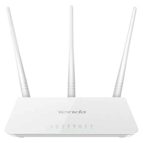 Tenda F3 Wireless 2.4GHz 300Mbps WiFi Router with 3*5dBi External ...