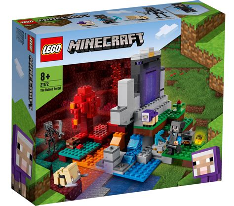 Buy LEGO Minecraft - The Ruined Portal at Mighty Ape Australia