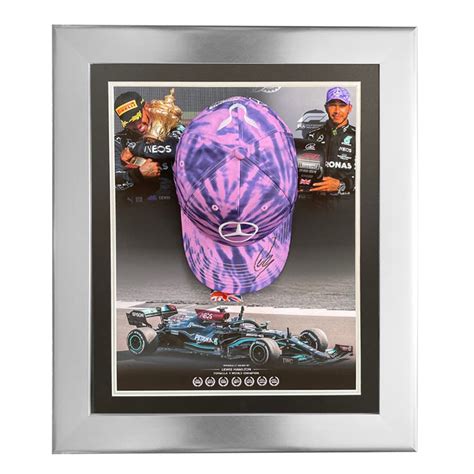 Lewis Hamilton Signed Mercedes Cap - 2021 Silverstone GP - Elite Exclusives