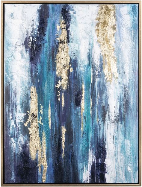 Dinorah Teal Blue Wall Art from Ashley | Coleman Furniture