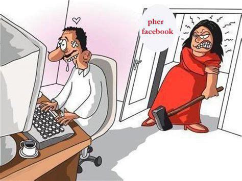 Facebook Funny Husband and Wife Cartoon | funny wife and husband ...