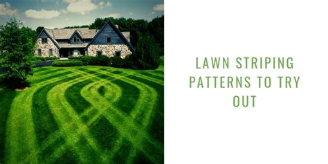 9 Lawn Striping Patterns You Should Try Out – Workhabor | Workhabor