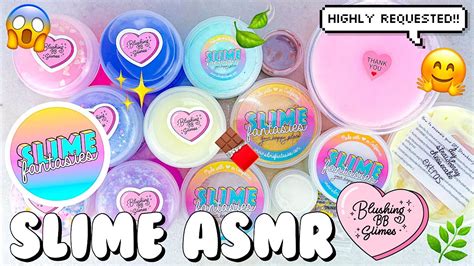 SATISFYING SLIME ASMR | $150 Blushing BB & Slime Fantasies Unboxing ...