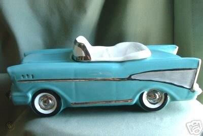 CLASSIC 1957 CHEVY Chevrolet BEL AIRE Car COOKIE JAR | #28186149