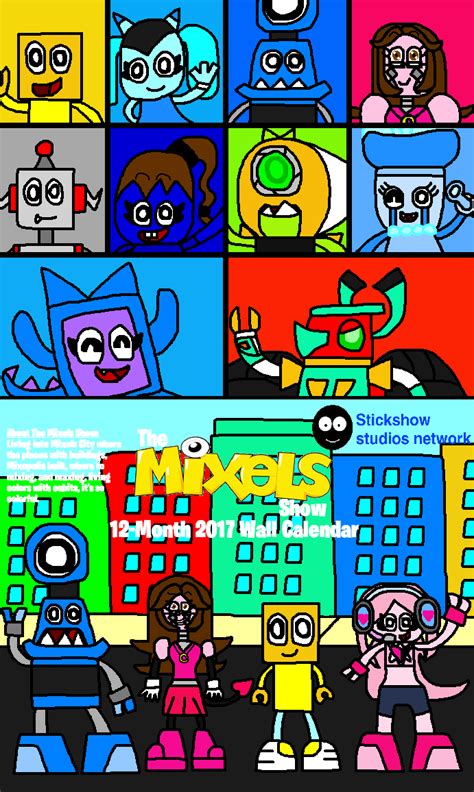 Cover Page of The Mixels Show Calendar 2017 by Luqmandeviantart2000 on ...