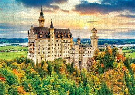 Neuschwanstein Castle, 1000 Pieces, Puzzlelife | Puzzle Warehouse