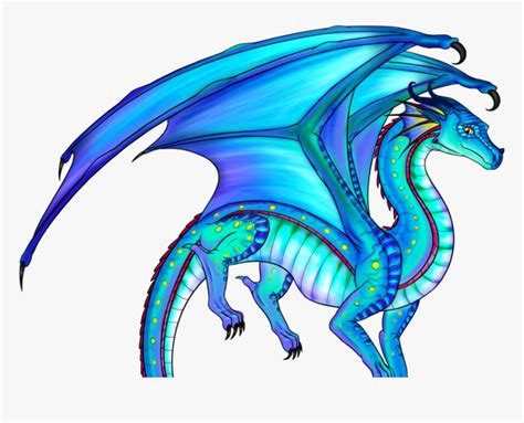 Wings Of Fire Seawing Rainwing Hybrid, HD Png Download , Transparent ...