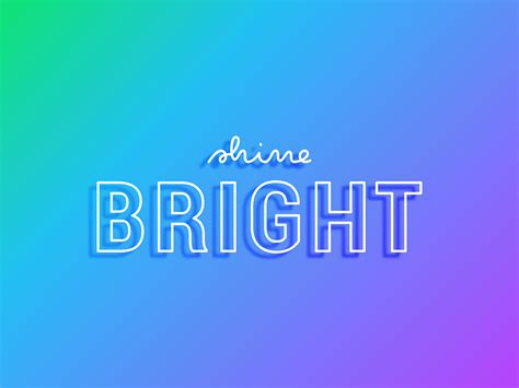 shine BRIGHT by Vishnupriya Kaulgud on Dribbble