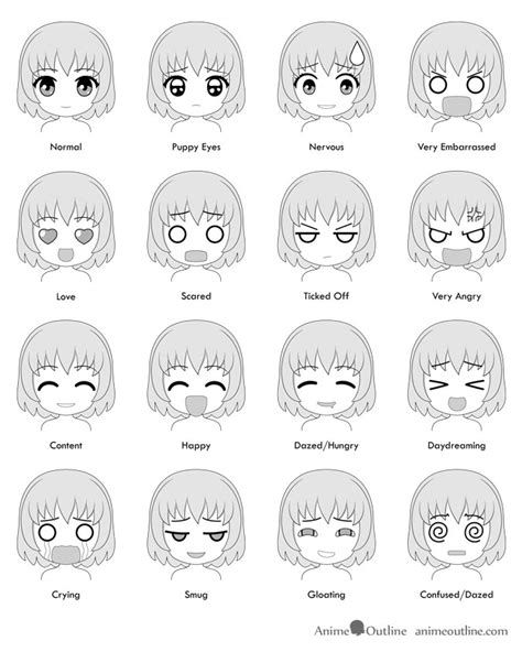 Chibi Face Expressions