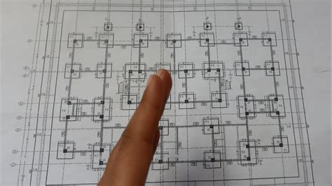 How to Read Building Foundations Drawing plans | Column Footings Detail ...