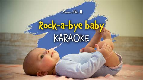 Rock-a-bye Baby | Lullaby (instrumental - lyrics video for karaoke ...