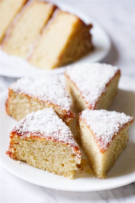 Eggless Vanilla Cake Recipe (Moist & Flavorful Sponge)