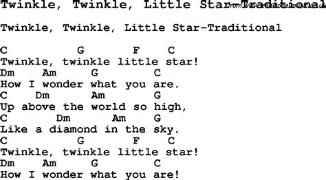 Summer Camp Song, Twinkle, Twinkle, Little Star-Traditional, with ...