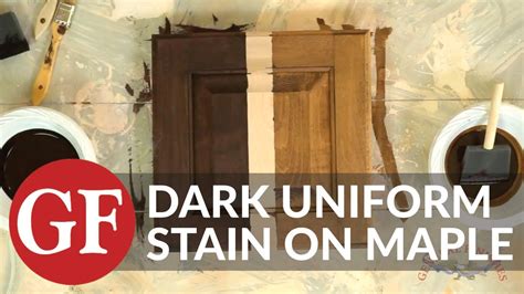 How To Achieve Dark Even Finishes On Maple With Water Based Stain ...