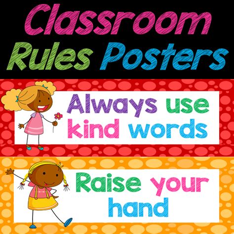 Classroom Rules Poster In 2022 Classroom Rules Poster Classroom Rules ...