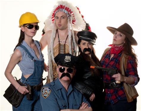 YMCA Costumes Village People Fancy Dress Group