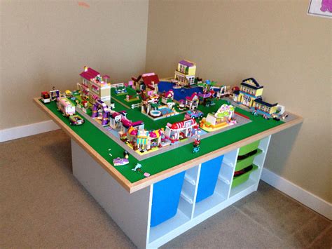 Lego Table with Trofast Base