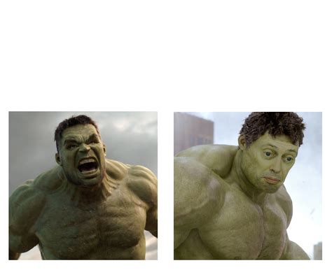 Hulk angry then realizes he's wrong Meme Generator